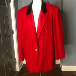 Plus size blazer, 100 percent wool, best fits a 2x